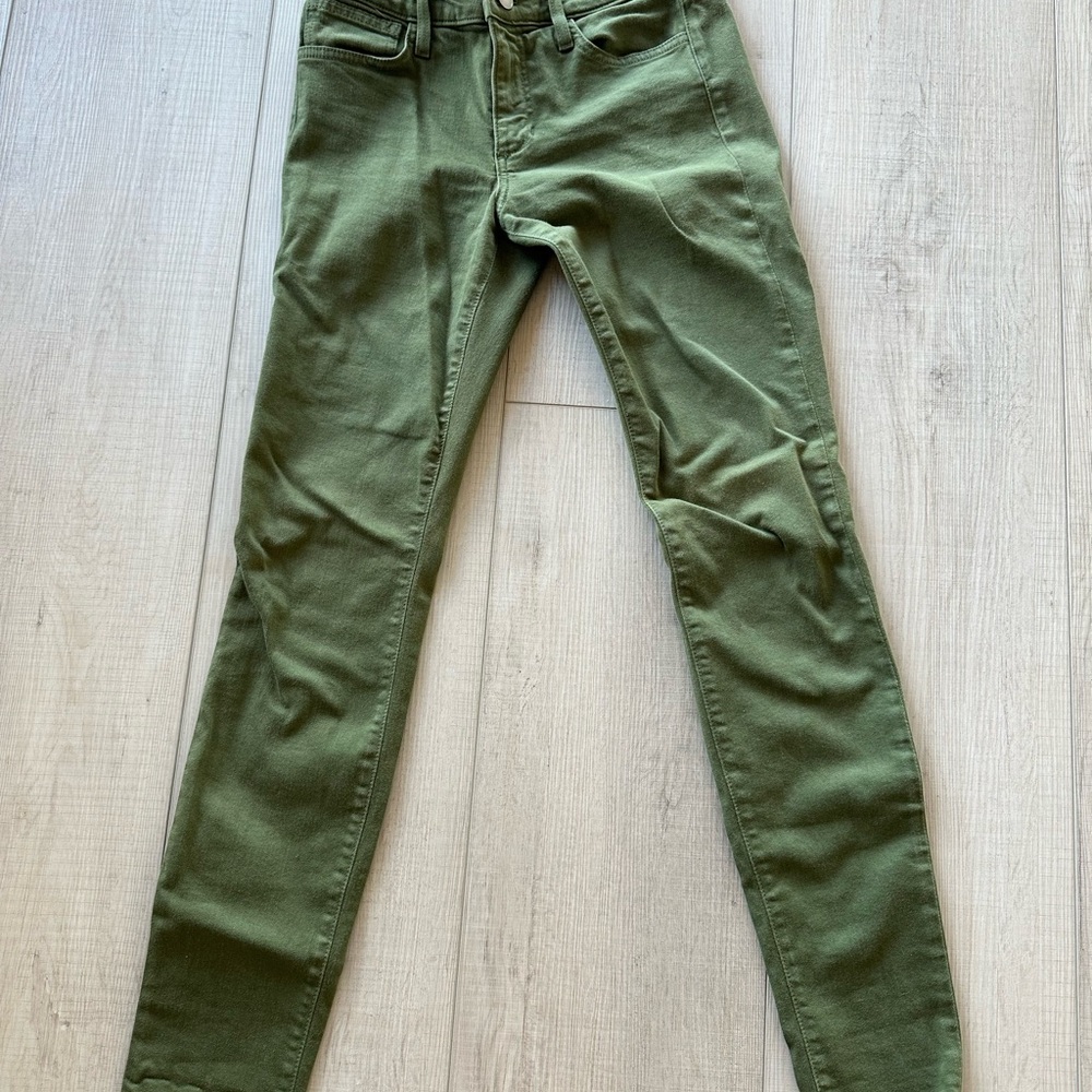 Joe’s Olive Green Skinny Jeans size 26